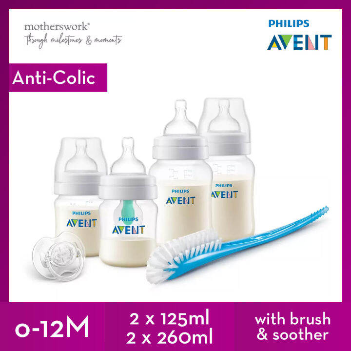 Philips Avent Anti Colic Bottles With Airfree Vent T Set Lazada