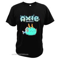 Axie Infinity Crypto Blockchain T Shirt Video Game Axs Cryptocurrency Shard Nft Trending Tee Tops Cotton Eu Size