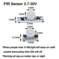 PIR Motion Sensor Switch 5V 12V 24V PIR Motion Sensor DC Movement Detector Activated Timer Automatic Switch ON OFF for LED Strip