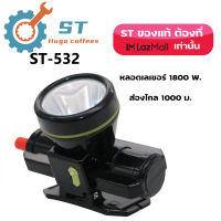 ST-532 ไฟฉายคาดหัวกันน้ำ 80w IC แสงเหลือง - ไฟคาดหัว หน้าโคมเล็ก สวิทซ์หรี่ไฟ IC กันน้ำ ใช้งานลุยฝนได้ ยั่งยืนยาวนาน?จัดส่งภายในประเทศ?