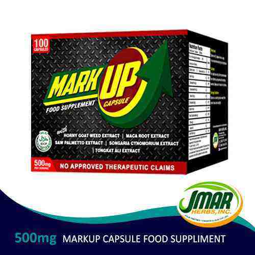 MARK UP FOOD SUPPLEMENT CAPSULE PER BOX Lazada PH