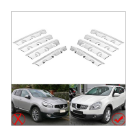 รถ Chrome ด้านหน้า Grille Trim ด้านหน้า Center Grill Trims Fit สำหรับ Nissan Qashqai J10 2008-2011รถจัดแต่งทรงผม