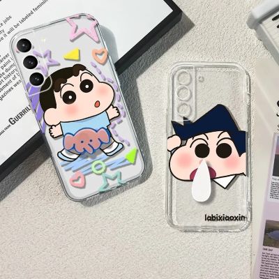 （shine electron）เคสโทรศัพท์อนิเมะเครยอนชินจังน่ารักสำหรับ Samsung Galaxy S21 S22 S10 S9อัลตร้าพลัส20 10 A72 70 50 42 32ของเล่นของขวัญ