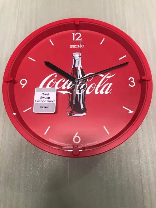 Seiko Limited Edition CocaCola Wall Clock QHA901R Lazada PH