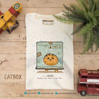 Cat Box T-shirt เสื้อยืดกล่องแมว