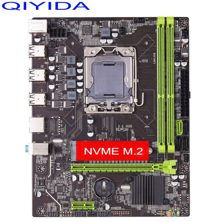 qiyida-x79-motherboard-with-xeon-e5-2470-v2-1-16gb-ddr3-reg-ecc-pc3-10600r-memory-combo-kit-set-nvme-matx-server