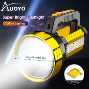 Auoyo Đèn Pin P50 Đèn Pin Siêu Sáng Đèn Pin Chống Nước Đèn Pha LED Sạc