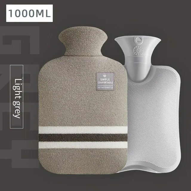 Warm Water Bag Waterfilling Hot water Bag for Female Warm Belly Hands