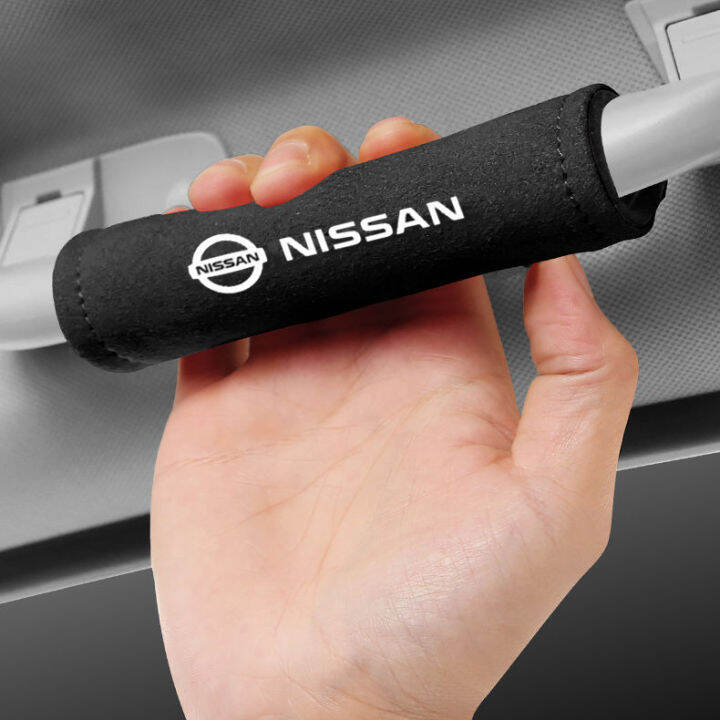 LAIFU 2Pcs Car interior Car roof handle plush protective cover Turn fur