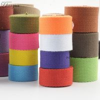 ▬ 5meter 25/30/38mm Canvas Webbing/Ribbon Bag Cotton Webbing Belt Knapsack Accessories Outdoor Backpack Parts DIY Craft For Home