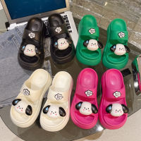 slippers นุ่มๆ Eva Slippers with Shit Feeling Platform Eva Slippers Non-Slip Deodorant Para Dog Cross-Border Hot Womens Slippers