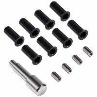 Door Pin Guides Door Bushing Removal Tool for Wrangler 2/4-Door Door Hinge Pin Bolts Guides Liners (13 Pcs)