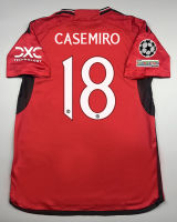 เสื้อบอล แฟนบอล แมนยู เหย้า 2023-24 Manchester United Home 2023 18 CASEMIRO อาร์มแชมเปี้ยนลีค
