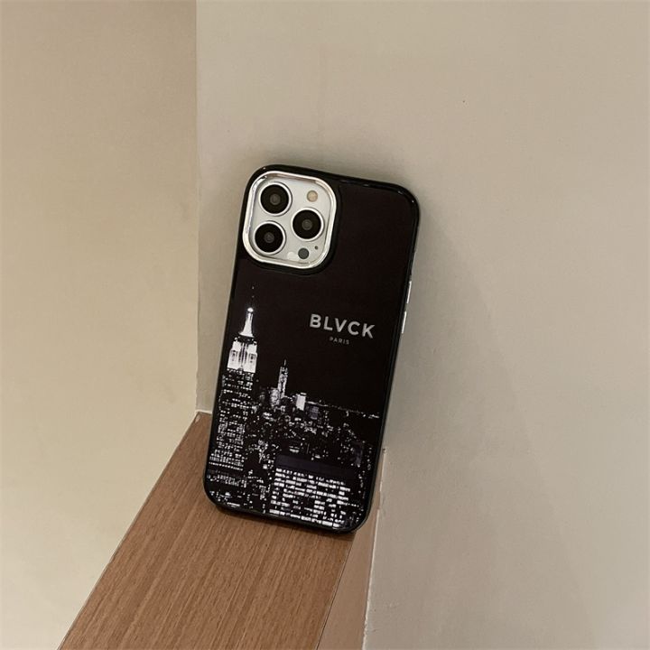 blvck-rose-paris-black-edge-iphone-hard-case-for-iphone-14-13-12-11-pro-max-ix-xs-max-xr-case-shockproof-bumper-fall-prevention-cover