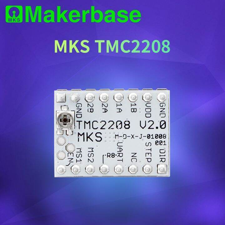 makerbase-mks-tmc2208-2208-stepper-motor-driver-stepstick-3d-ชิ้นส่วนเครื่องพิมพ์-ultra-silent-สำหรับ-sgen-l-gen-l-robin-nano