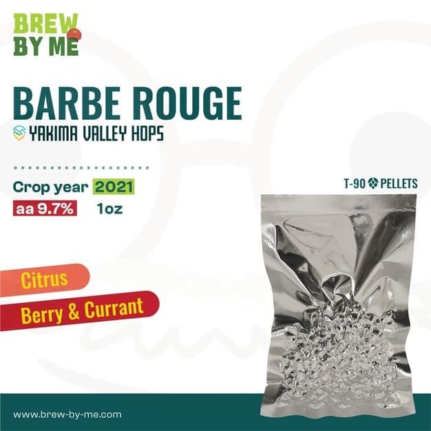 ฮอปส์-barbe-rouge-pellet-hops-t90-โดย-yakima-valley-ทำเบียร์-homebrew