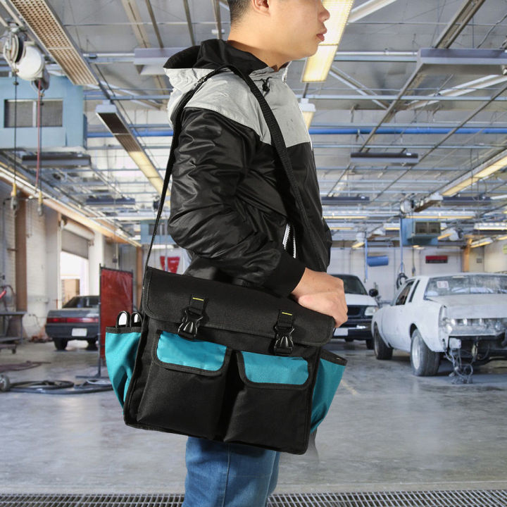 กระเป๋าสะพายเครื่องมือฮาร์ดแวร์มัลติฟังก์ชั่น-oxford-canvas-กระเป๋าเครื่องมือช่างไฟฟ้าช่างฝีมือกระเป๋าเครื่องมือ-hardware-tool-kit-storage-case