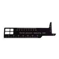 1pc Dental Precision Measuring Ruler Medical Tool For Photography And Dentistry