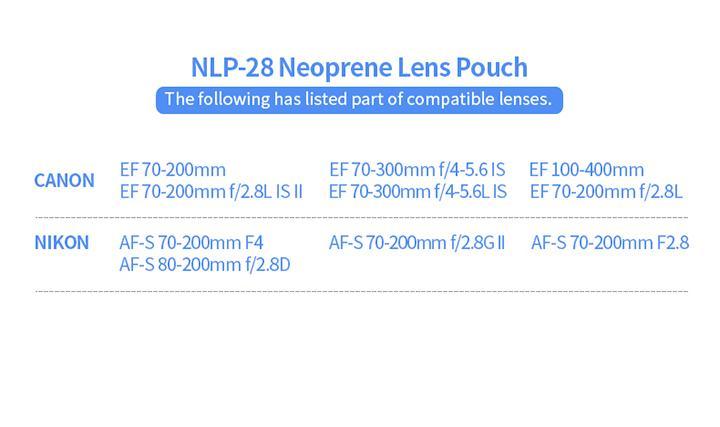 กระเป๋าใส่เลนส์-jjc-neoprene-lens-pouch-nlp-28-สำหรับใส่เลนส์-70-200mm-70-300mm
