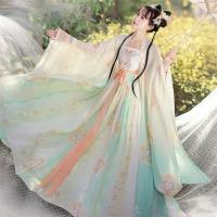 【CW】 Plus Size 5XL Hanfu Traditional Dress Women Ancient Chinese Hanfu Set Oversized Cosplay Costume Vintage Summer Party Hanfu Dress