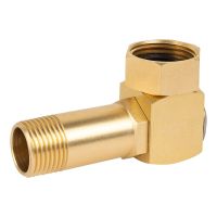 Industrial Grade Garden Hose Connector Brass Garden Hose Adapter 1-inch GHT to 0.8-inch Connector Quick Connection