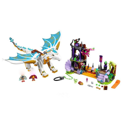 10550 Elves Long After The Rescue Cction Dragon Building Block Bricks Educational Toy for Children Compatible with 41179