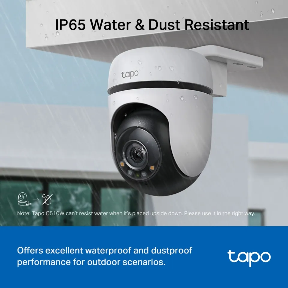 TAPO C510W Outdoor Smart IP Camera (กล้องวงจรปิด) TP-LINK 360° 2K