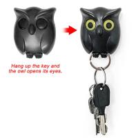 House Key Holder Wall Cute Variable Owl Magnetic Key Holder Wall Hook Magnets Keep Keychains Hook Hanging Key Room Accessories