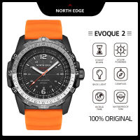 NORTH EDGE EVOQUE2นาฬิกาผู้ชายพลังงานแสงอาทิตย์,Jam Tangan Digital กันน้ำ50เมตร Og นาฬิกากีฬาผู้ชายเข็มทิศการนับถอยหลัง2023ใหม่แสงแบบไดนามิกส่องสว่างระยะไกลนาฬิกาสำหรับผู้ชายวัดความเร็วในการว่ายน้ำ