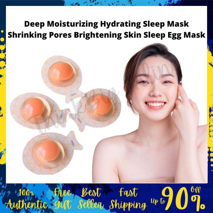 Sleep Mask Deep Hydrating Shrinking Pores Brightening Skin Sleep Egg