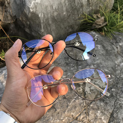 แว่นตาแพนด้าแว่นสายตากรอบทรงกลมแว่นสายตาสั้น-50 ° ~ 600 °