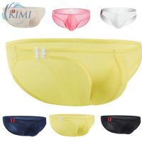 KIMI-Male Briefs Bulge Elastic Waist Knickers Plus size Underpants G String