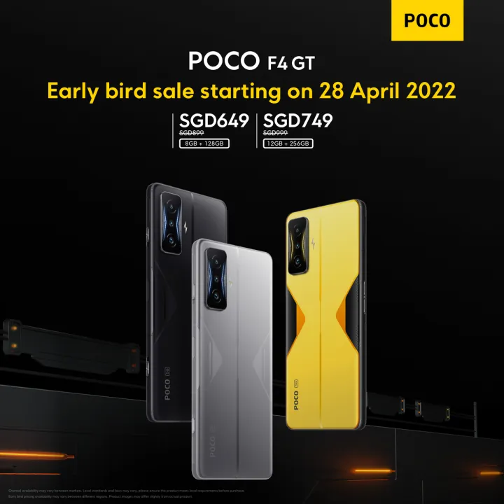POCO F4 GT (8+128GB/12+256GB) Global Version 1 year warranty