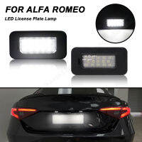 Luces LED สำหรับ Matrícula De Coche,Accesorio Para Alfa Romeo Giulia 2016, Svio 2017, 2 Piezas,Sin Error,Color Blanco,Plug &amp; Play