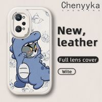 Chenyyka เคสสำหรับ Realme GT Neo 2 GT 2 GT Neo 3T Q5 Pro 5G เคสลายการ์ตูนไดโนเสาร์สปอยนุ่มหนังดีไซน์ใหม่กรอบด้านหลังกล้องเคสป้องกันแบบบาง