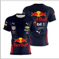 2022 Red Bull Team Racing Suit Motorcycle Off-Road Men Women Summer Short-Sleeved T-Shirt Road Perspiration Breathable Sweatshirt Bicycle Cycling Jersey Top