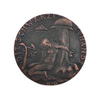 【CC】♞❀✴  1920 Commemorative Coin Archangel Karl Sham Medal Collection Decoration Souvenirs Handicrafts