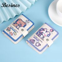 【CW】◎  Cartoon Function Card Business Holder Kawaii Credit ID Wallet