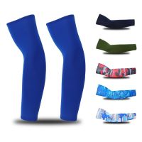 1Pair Sunshade Arm Sleeves Sports Basketball Cycling Arm Warmer Summer Running Fishing UV Protection Sleeves Sunscreen Bands Sleeves