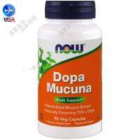 จุดสหรัฐอเมริกา Now Foods และถั่วปารีส Dopa Mucuna ธรรมชาติ Dopa Mucuna ปริศนา90แคปซูล