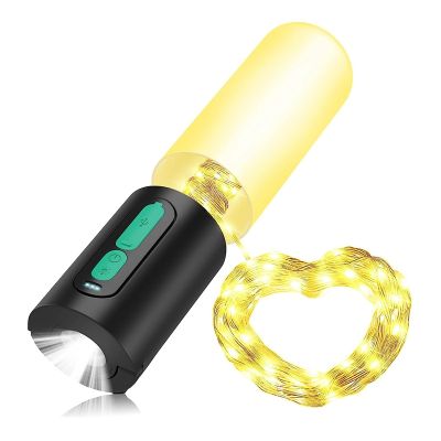 1 PCS Electric Camping Light Chain LED Camping Lamp with 10M Light Chain 4000Mah Camping Lantern for Hiking Fishing