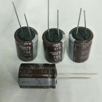 (3ชิ้น) Capacitor 4200UF35V ELNA สีน้ำตาล105Cขนาด18x26mm คาปาซิเตอร์ค่าความจุเต็ม100% พร้อมส่ง