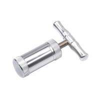 △☊ 1pc Aluminum Alloy T Shape Press Tool For Spice Garlic Pepper Salt Can Be Rotated Squeezed To Store Tobacco Leaves Pocke