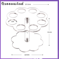 Greenwindn ที่วางกรวยไอศครีมอะคริลิก8รู,ที่วางโคนใส่มันฝรั่งใส