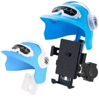 Electric Bicycle Phone Holder with Helmet for Takeaway Rain-proof Riding MTB Bike Moto Motorcycle Stand Bracket Handlebar Holder