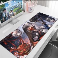 New Gaming Mouse Pad Xxl Japanese Art Extended Pad Anime Girl Cute Pc Accessories Desk Protector Gamer Keyboard Mat Large Mousepad