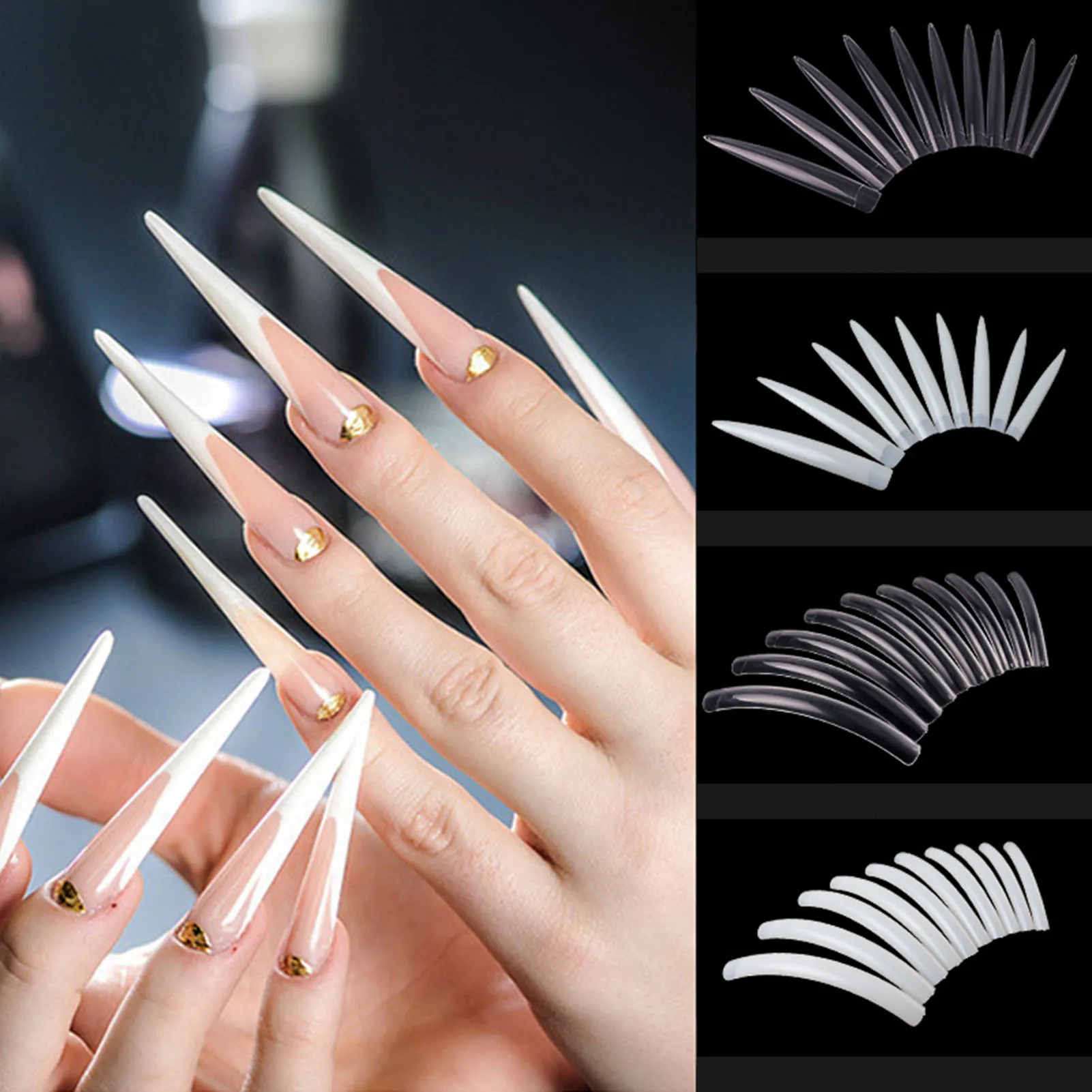 Different Nail Shapes And Names For Your Manicure Types Of Nail Shapes | 100 Pcs Nail Shape Nail Extension Tips Self Adhesive Art Nail Tips Diy Tools For Women Girls Nail Gel Different Nail Shapes And Names For Your Manicure Types Of Nail Shapes | 100 Pcs Nail Shape Nail Extension Tips Self Adhesive Art Nail Tips Diy Tools For Women Girls Nail Gel