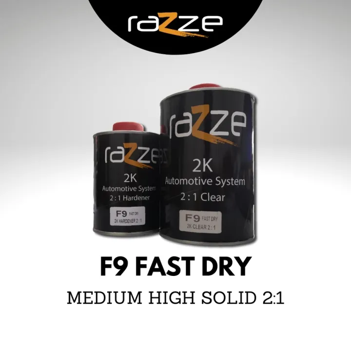 2K Clear (F9) Medium High Solid 2 1 Fast Dry Clear for Automotive