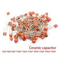 100pcs Ceramic capacitor 50V 56pF 68pF 82pF 100pF 120pF 150pF 180pF 220pF 300pF 330pF