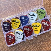 50Pcs/Set Mix Electric Guitar Pick Acoustic Music Picks Plectrum 0.58/0.71/0.81/0.96/1.20/1.50mm Boxed Guitar Accessories